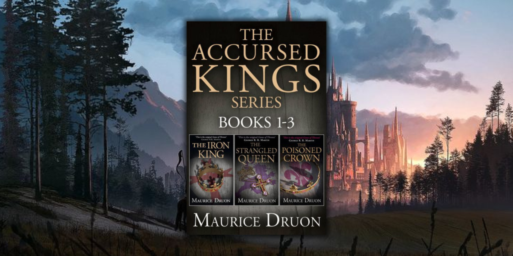 The Accursed Kings Series by Maurice Druon books custom image