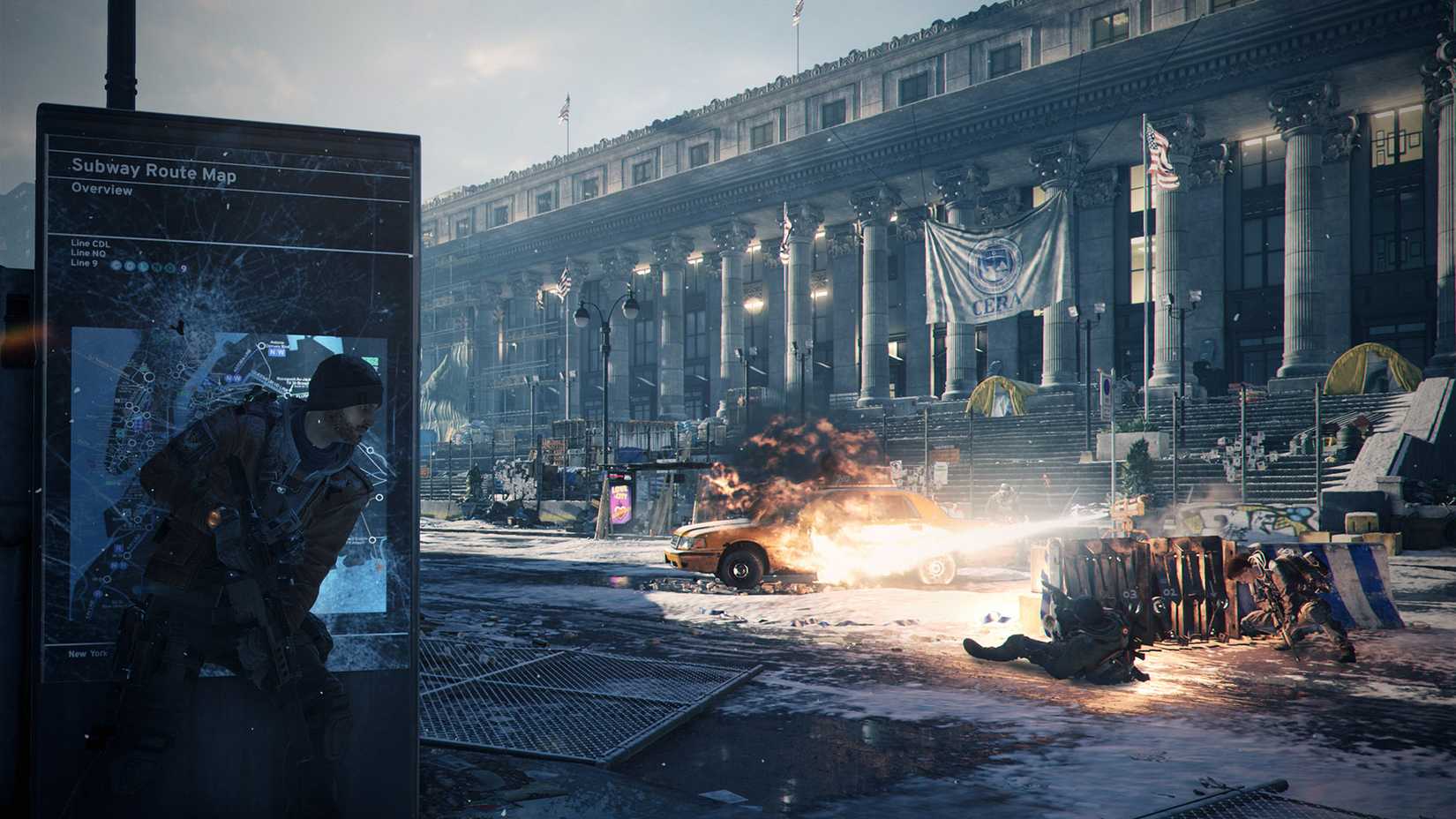 Изображение показывает концепт-арт для Tom Clancy's The Division