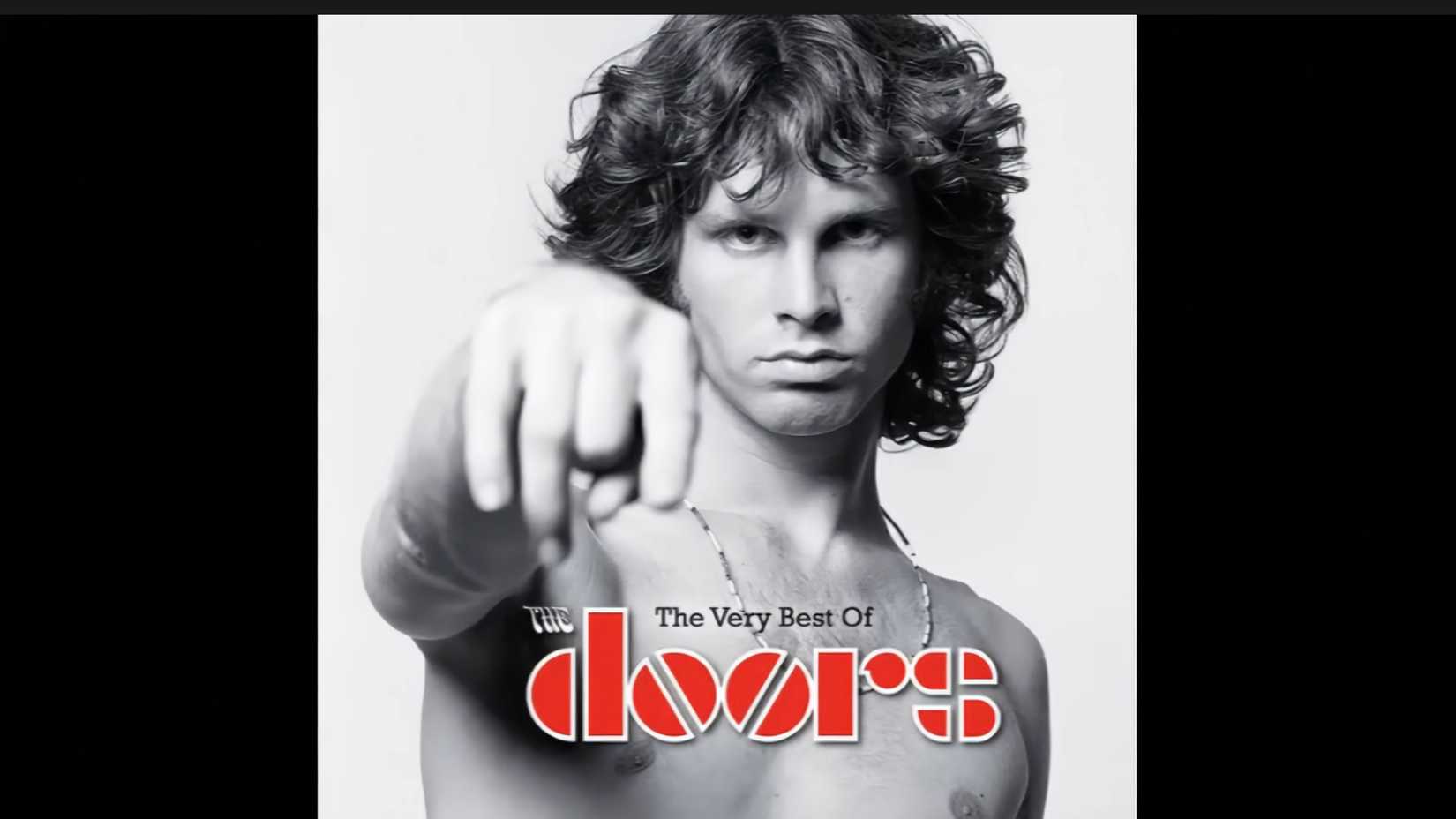 Classic 1960s publicity photo of The Doors featuring lead singer Jim Morrison with a psychedelic color overlay.