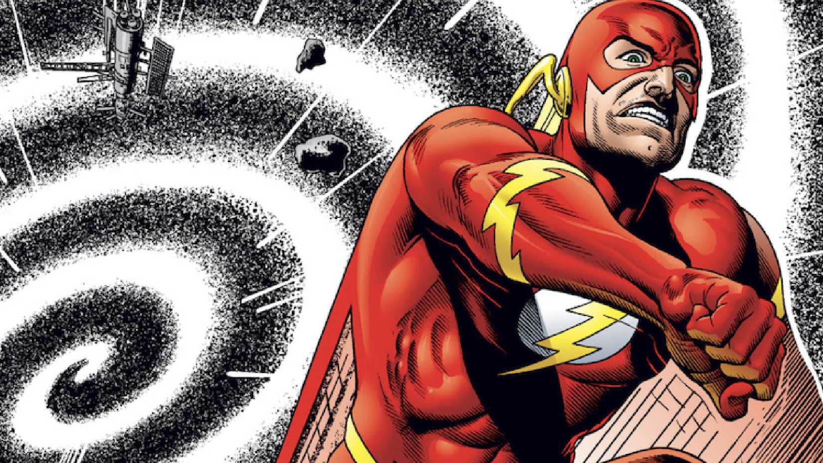 der Blitz, der einem Schwarzen Loch davonläuft