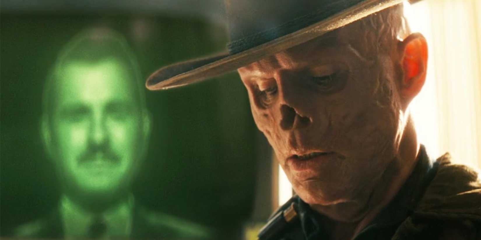 O Abutre desapontado no final da 2ª temporada de Fallout