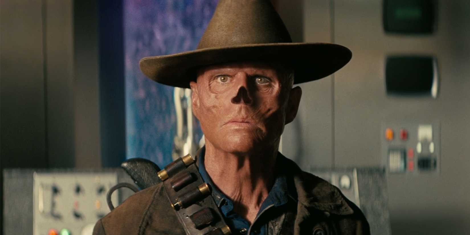 O Abutre chocado no final da 2ª temporada de Fallout