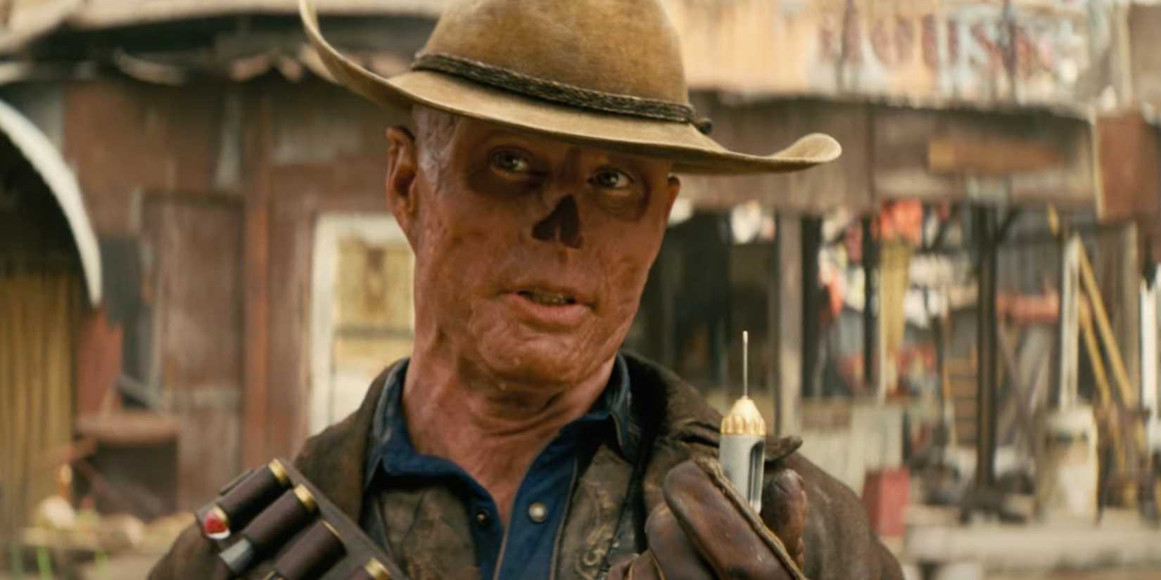 O Ghoul sorrindo em Fallout