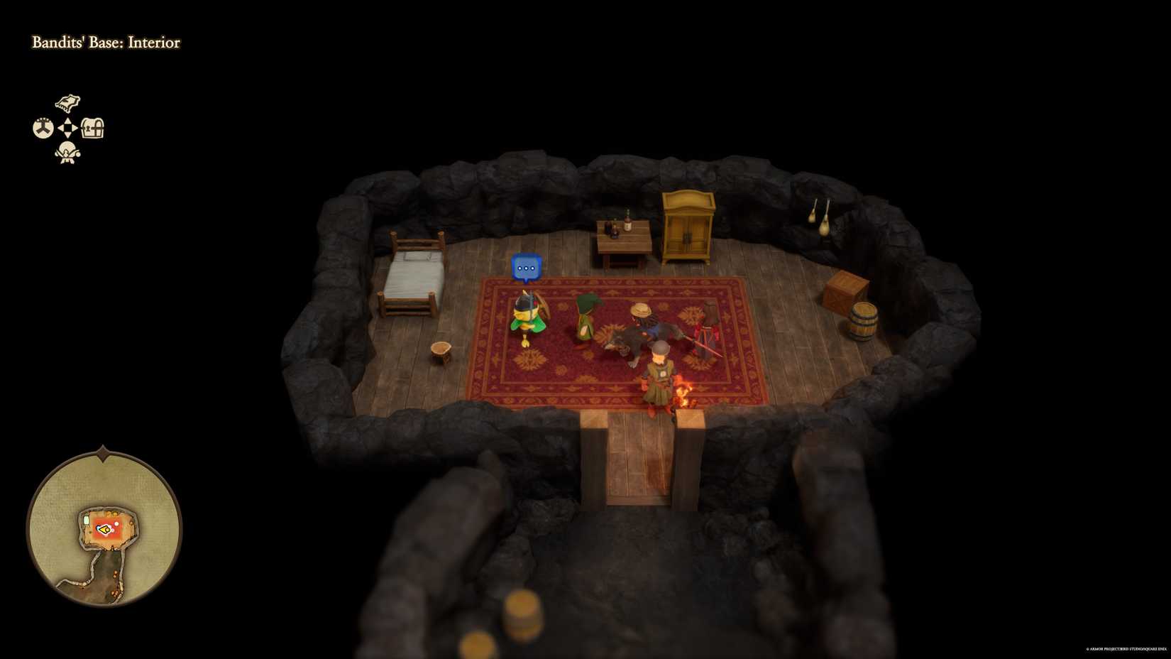 The location of the Bandit's Key in Dragon Quest 7 Reimagined.