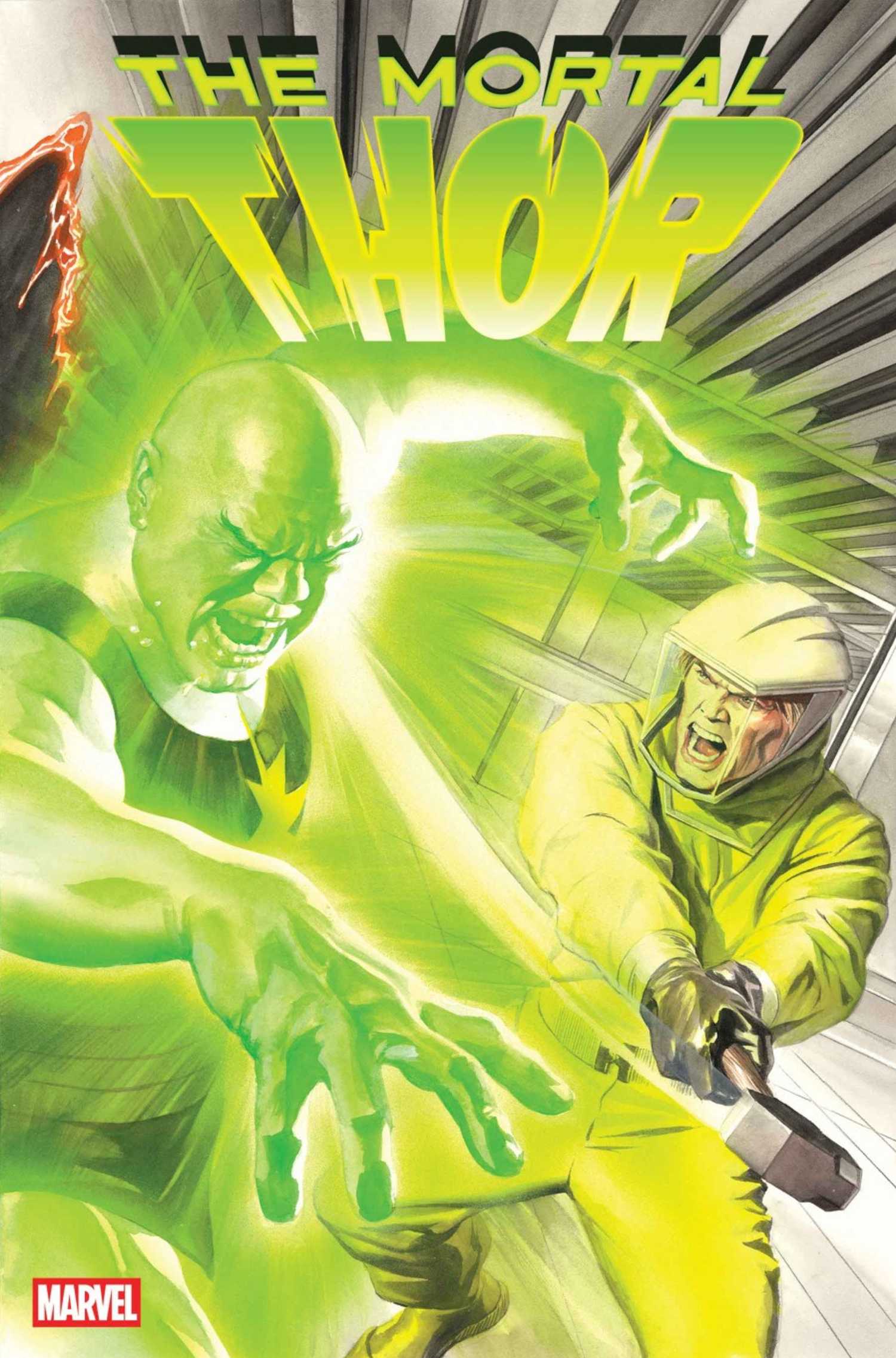 Обложка "The Mortal Thor #9", изображающая Сигдума, сражающегося с Радиоактивным Человеком