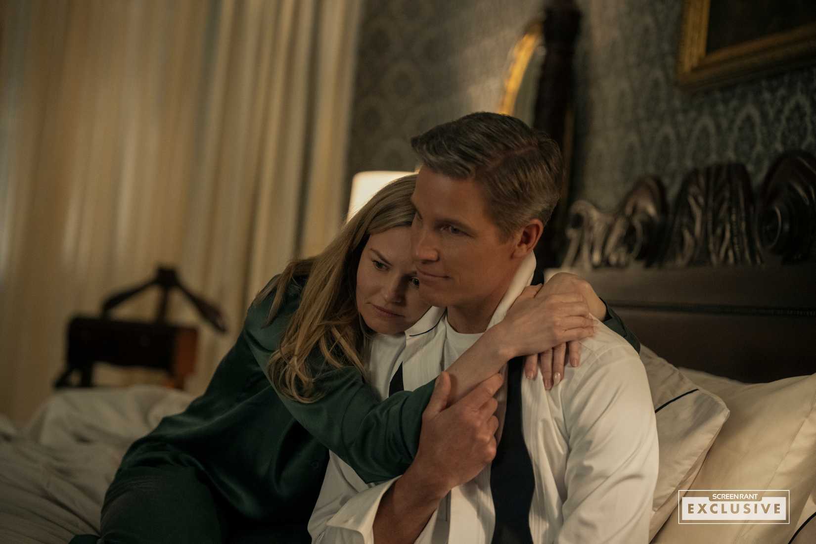 The Night Agents Temporada 3 Capa Ward Horton como Richard Hagan e Jennifer Morrison como Jenny Hagan