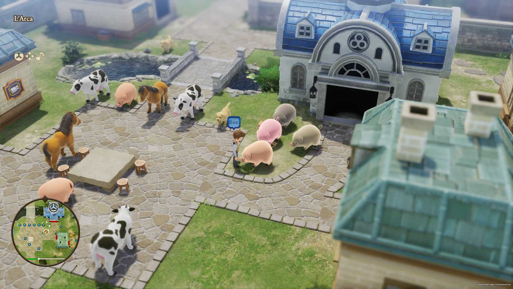 The NPC who starts the animal guessing game in DQ7 Reimagined.