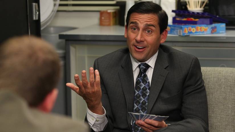 Steve Carell como Michael Scott em The Office