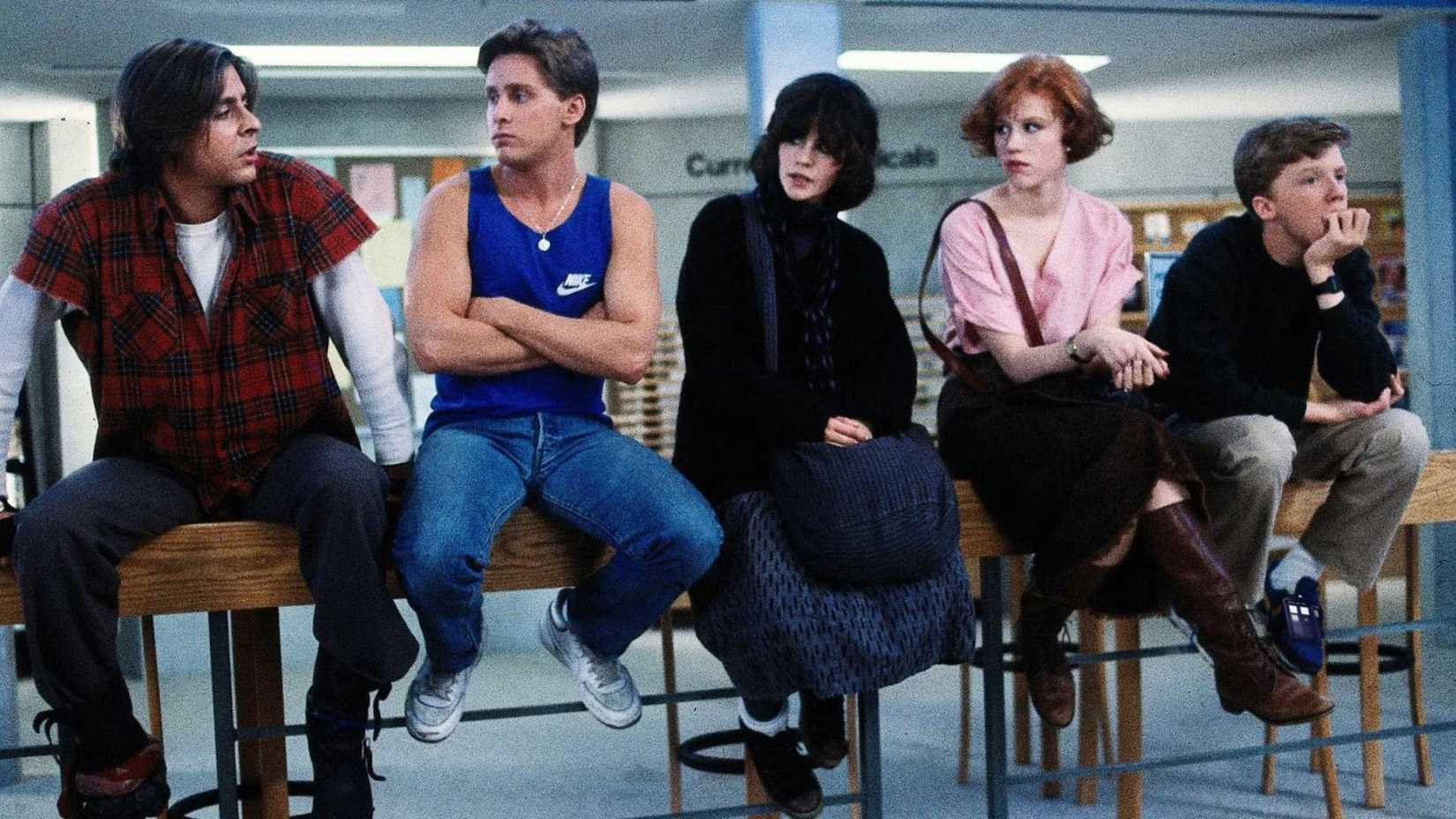 The stars of The Breakfast Club