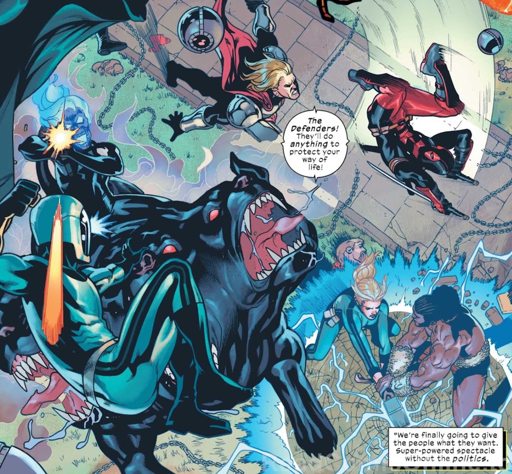 the ultimates introduces the defenders 2