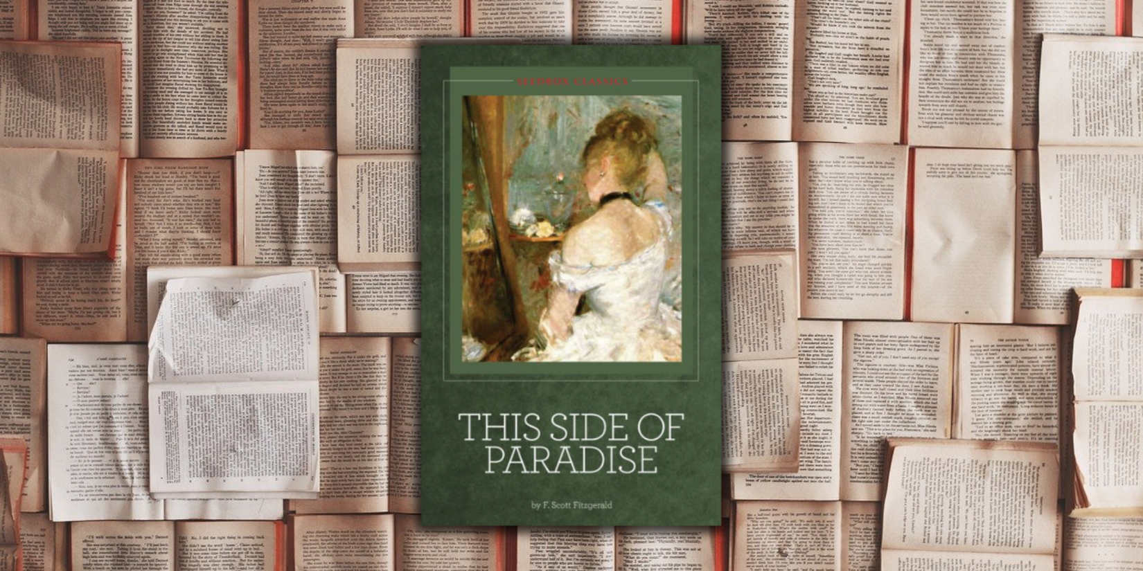 Книга "This Side of Paradise" Ф. Скотта Фицджеральда - Books Custom Image (2)