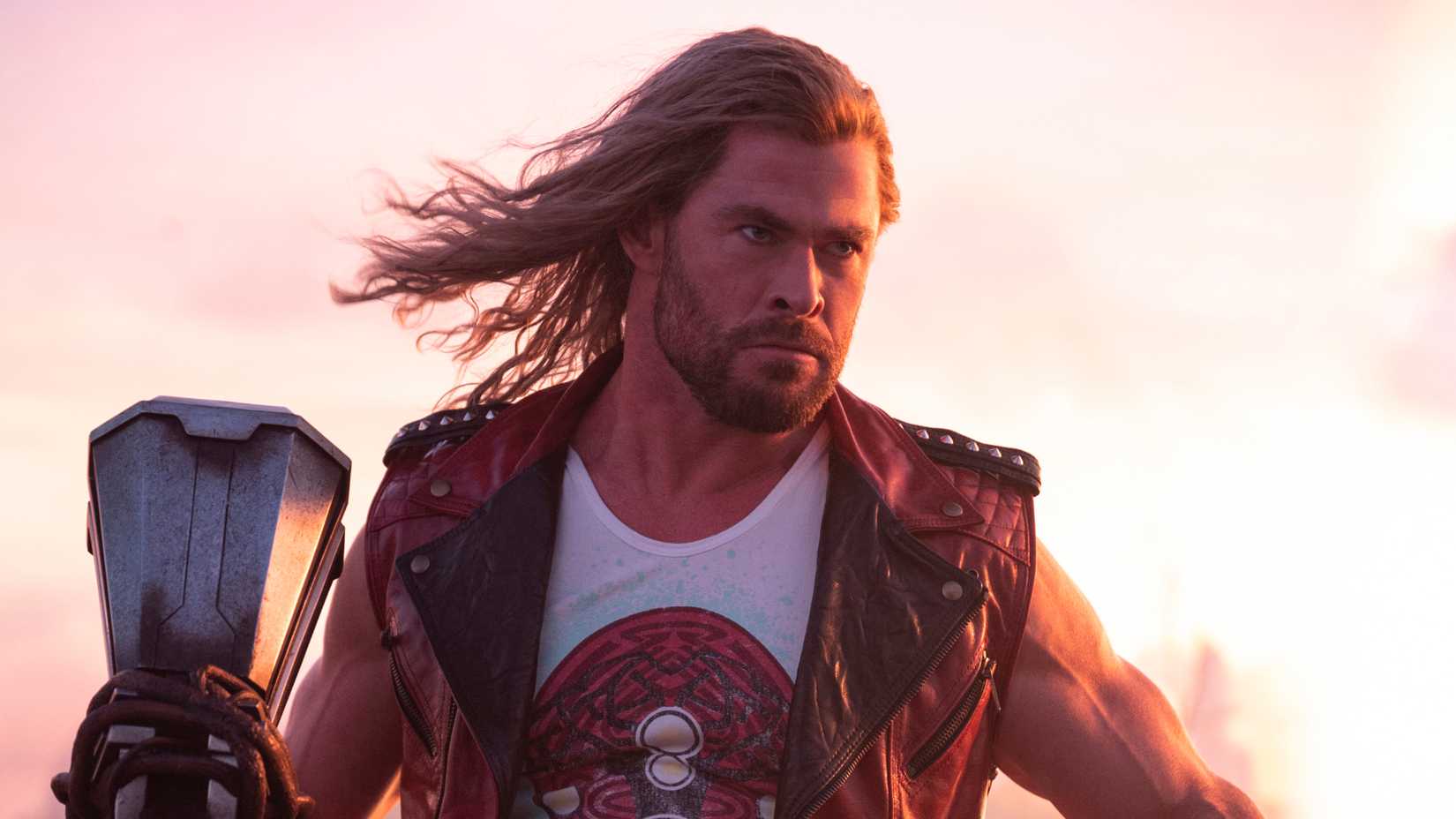 Thor wields Mjolnir in Love and Thunder