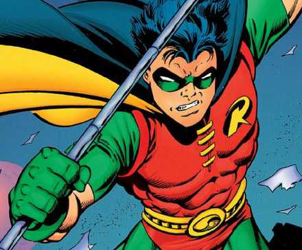 tim drake's robin with bo staff
