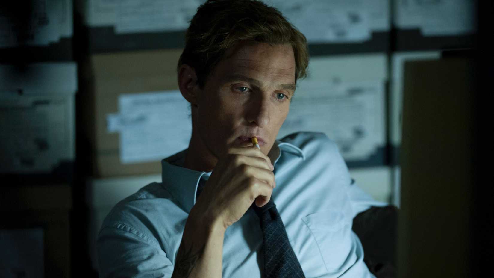 Matthew McConaughey em True Detective, temporada 1.