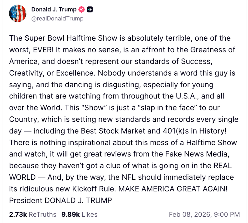 Trump-Superbowl-Truth-Social-Comments