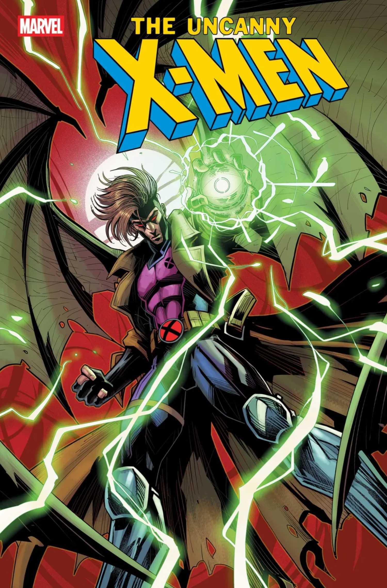 UNCANNY X-MEN #28 cover showing gambit