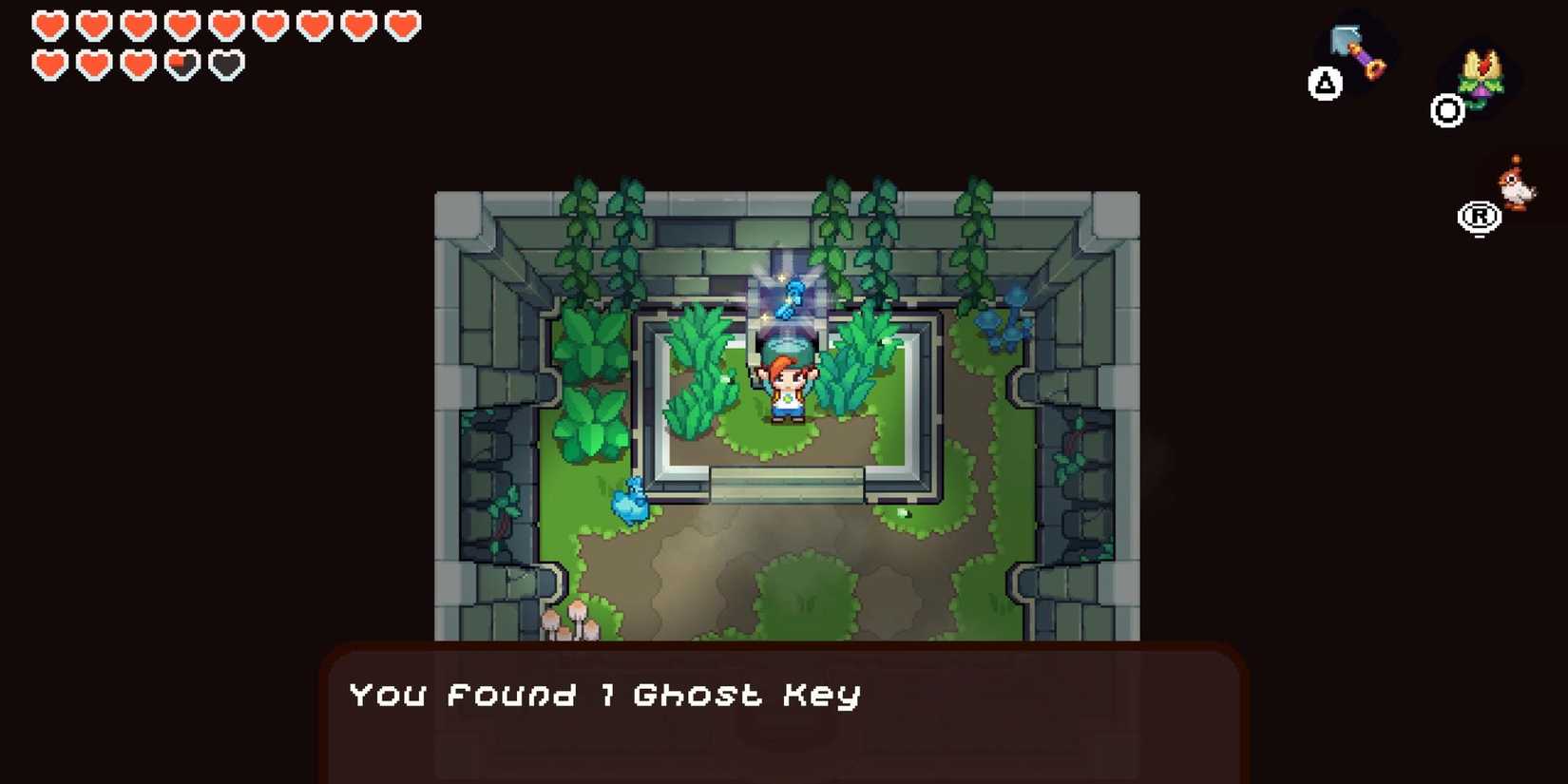 Награда за ключ призрака в игре Under The Island Cursed Chicken Coop