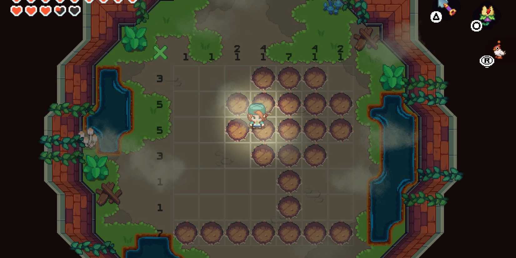 В игре Under The Island, вторая головоломка "Cursed Chicken Coop"