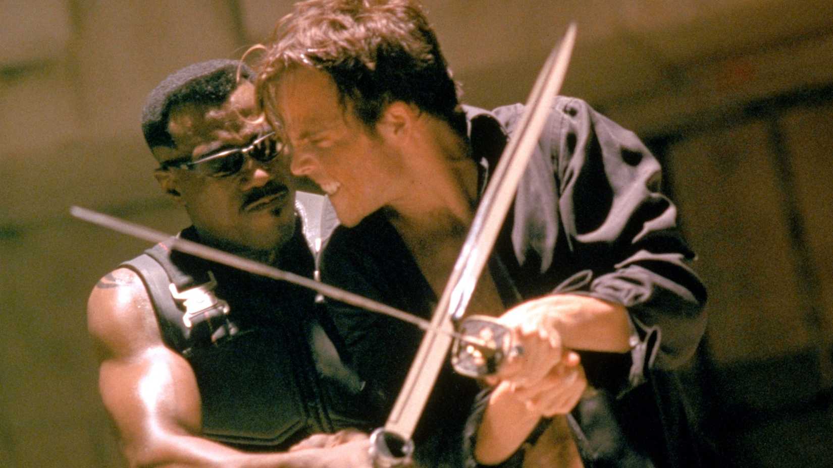 Wesley Snipes kämpft in Blade gegen Stephen Dorff