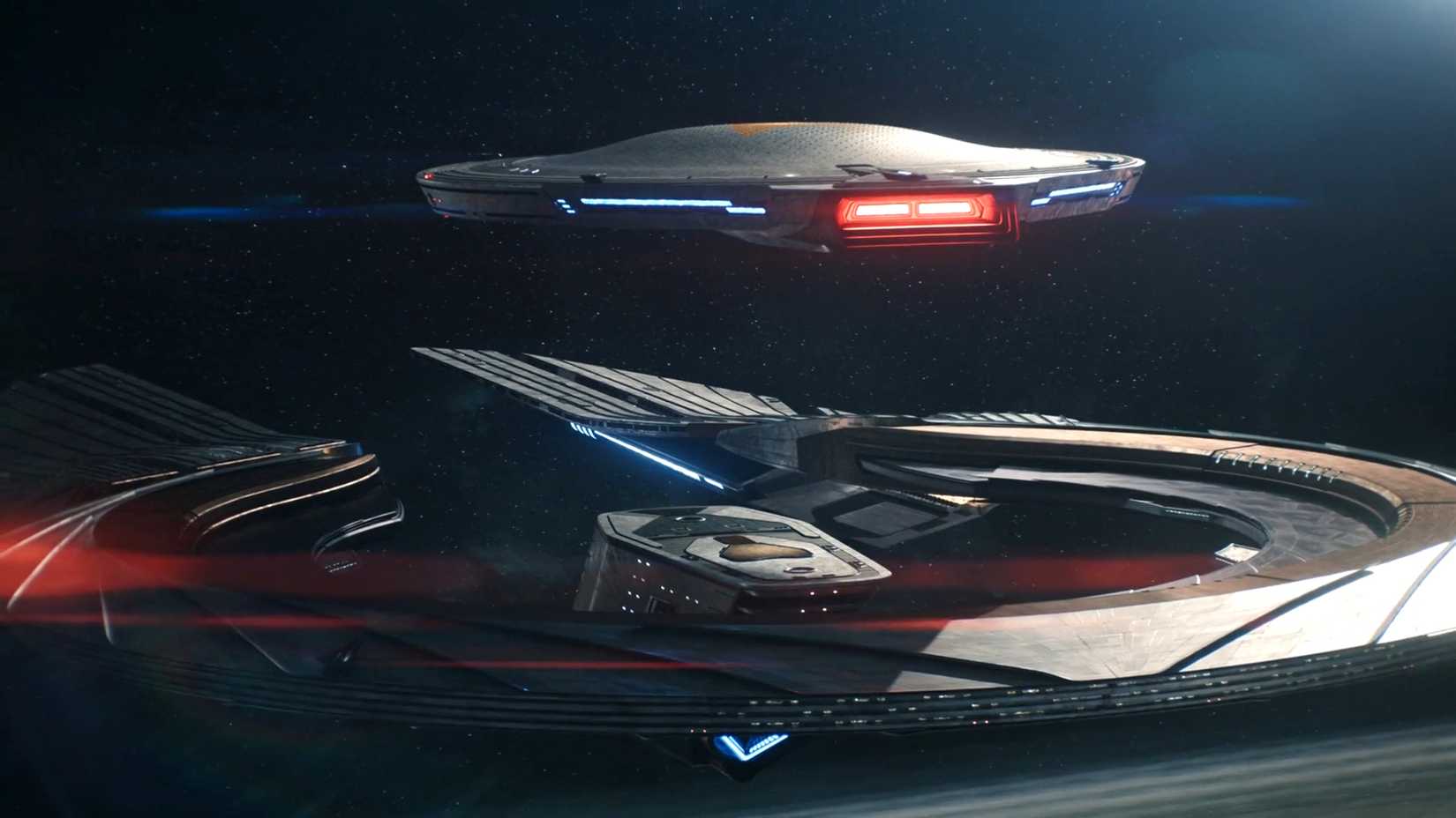 USS Athena saucer separation