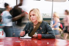Kristen Bell as Veronica Mars.