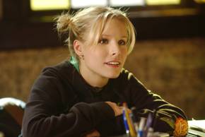 Kristen Bell as Veronica Mars.