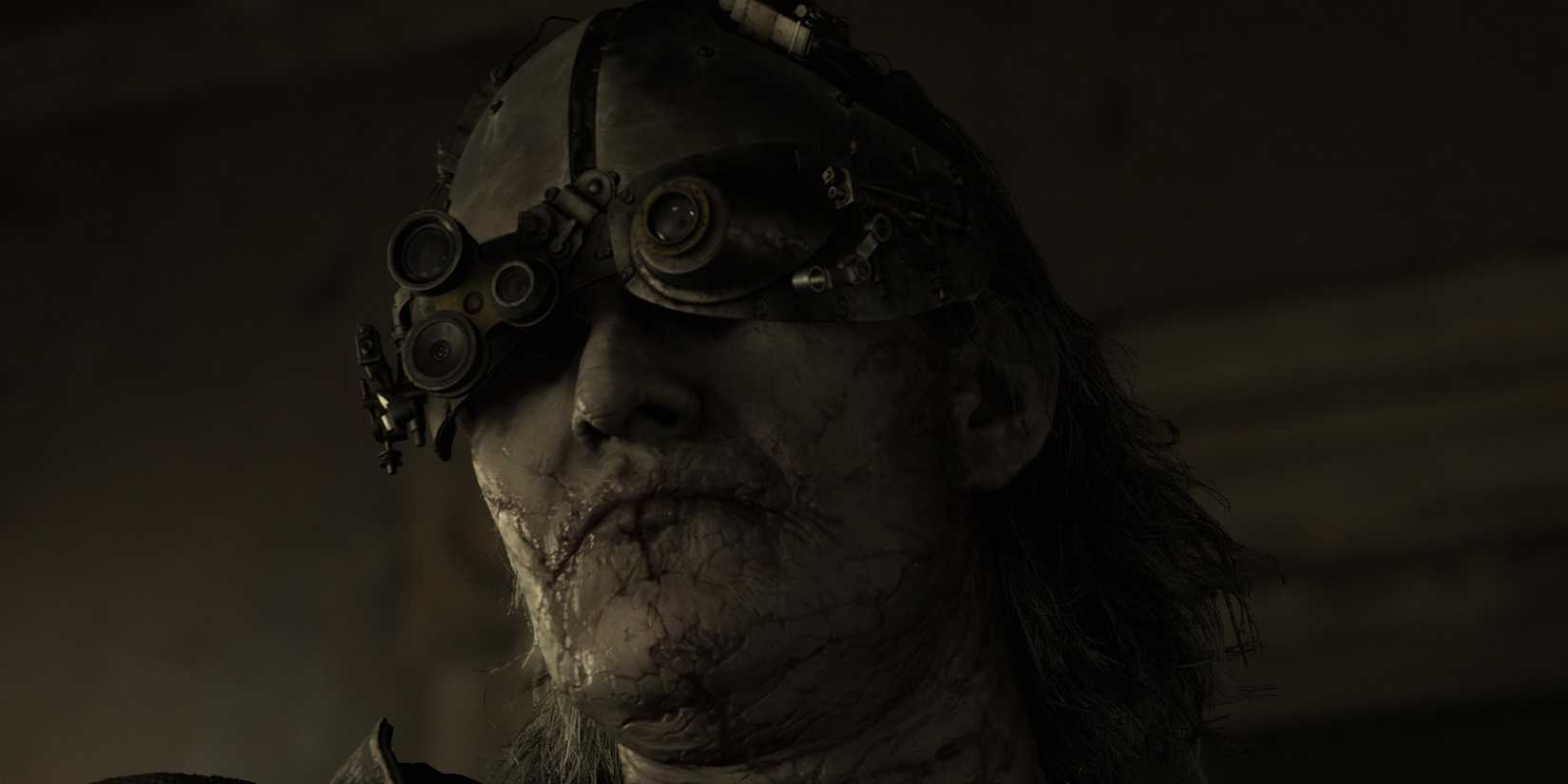 Gros plan sur le Dr Victor Gideon dans Resident Evil Requiem