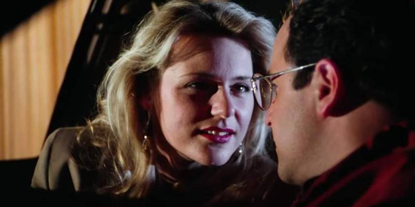 Victoria spricht in Seinfeld mit George im Auto