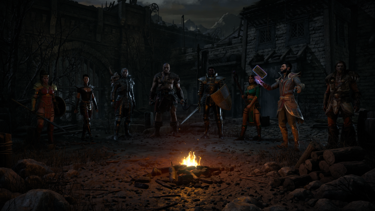 Auswahl des Hexenmeister-Charakters