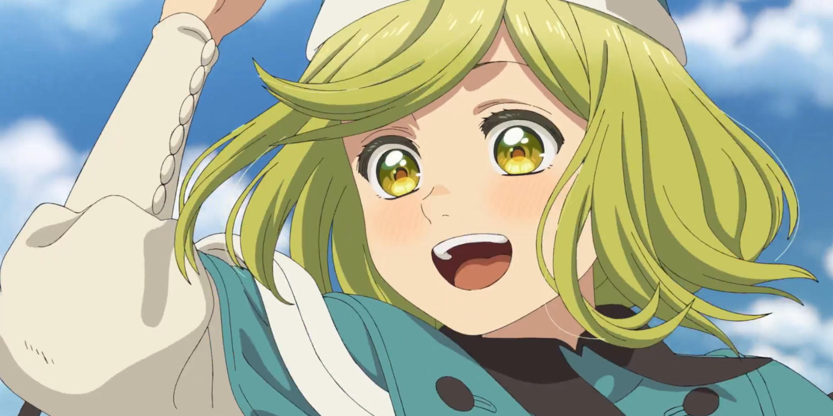 Captura de tela do anime Witch Hat Atelier do trailer