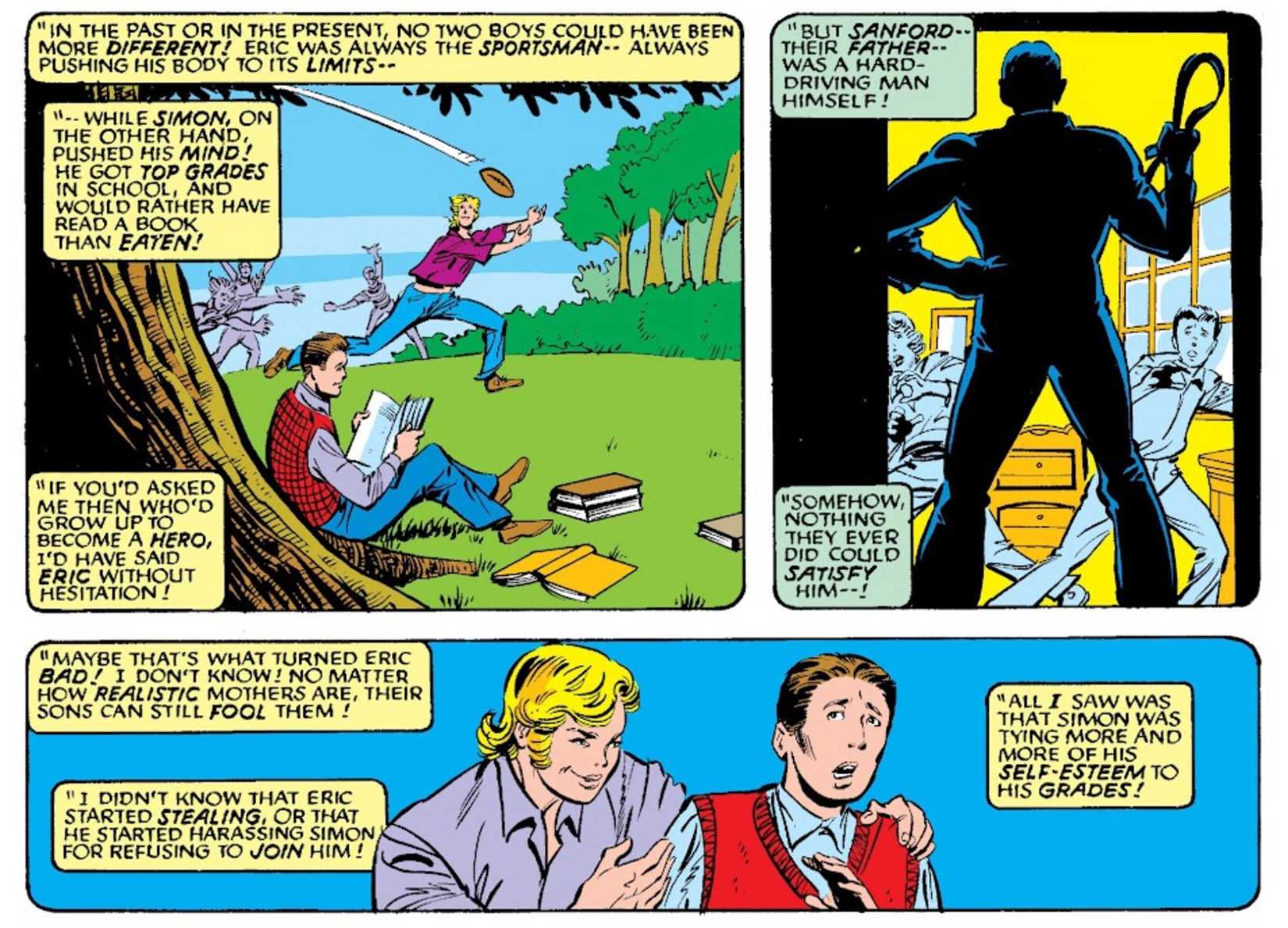 Hintergrundgeschichte von Wonder Man und Sensenmann