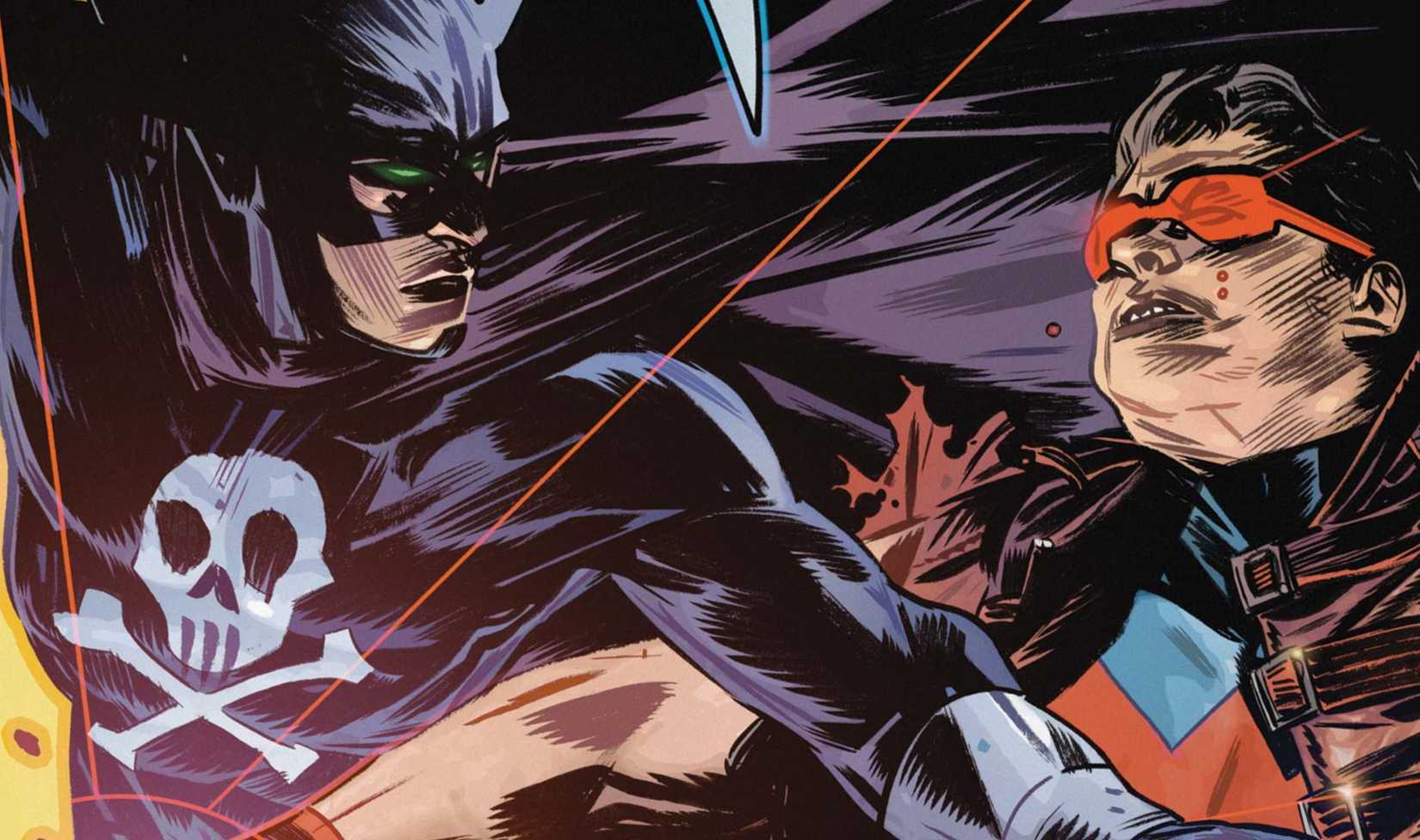 Wundermann und Sensenmann kämpfen in Comics