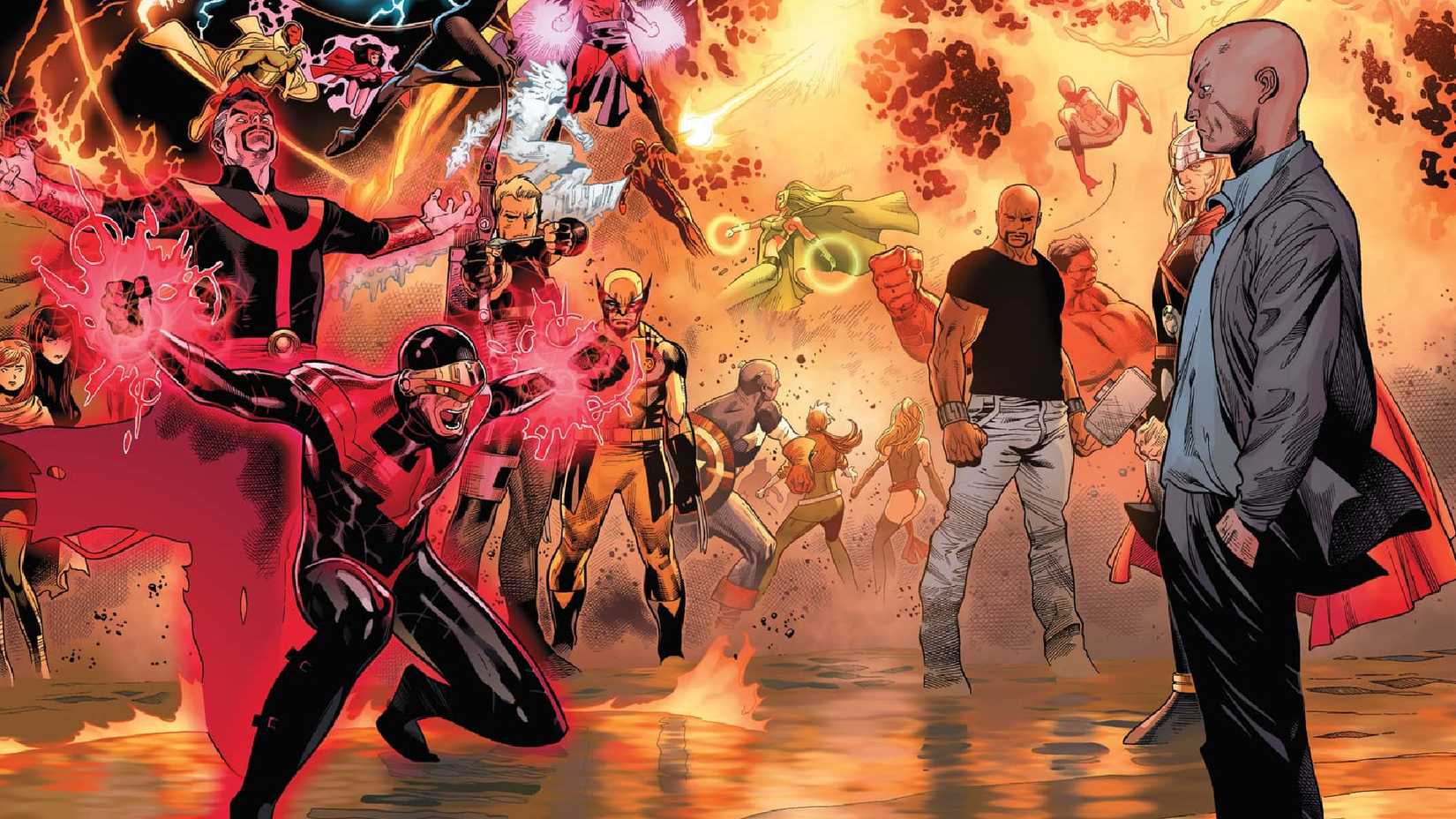 x-men's cyclops vs xavier in avengers vs x-men