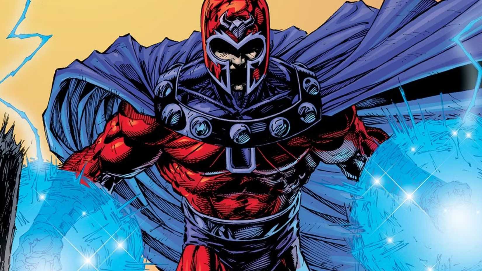 x-men villain magneto hands glowing with power