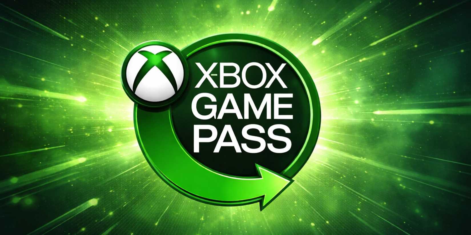 Xbox Game Pass logo on green splash background
