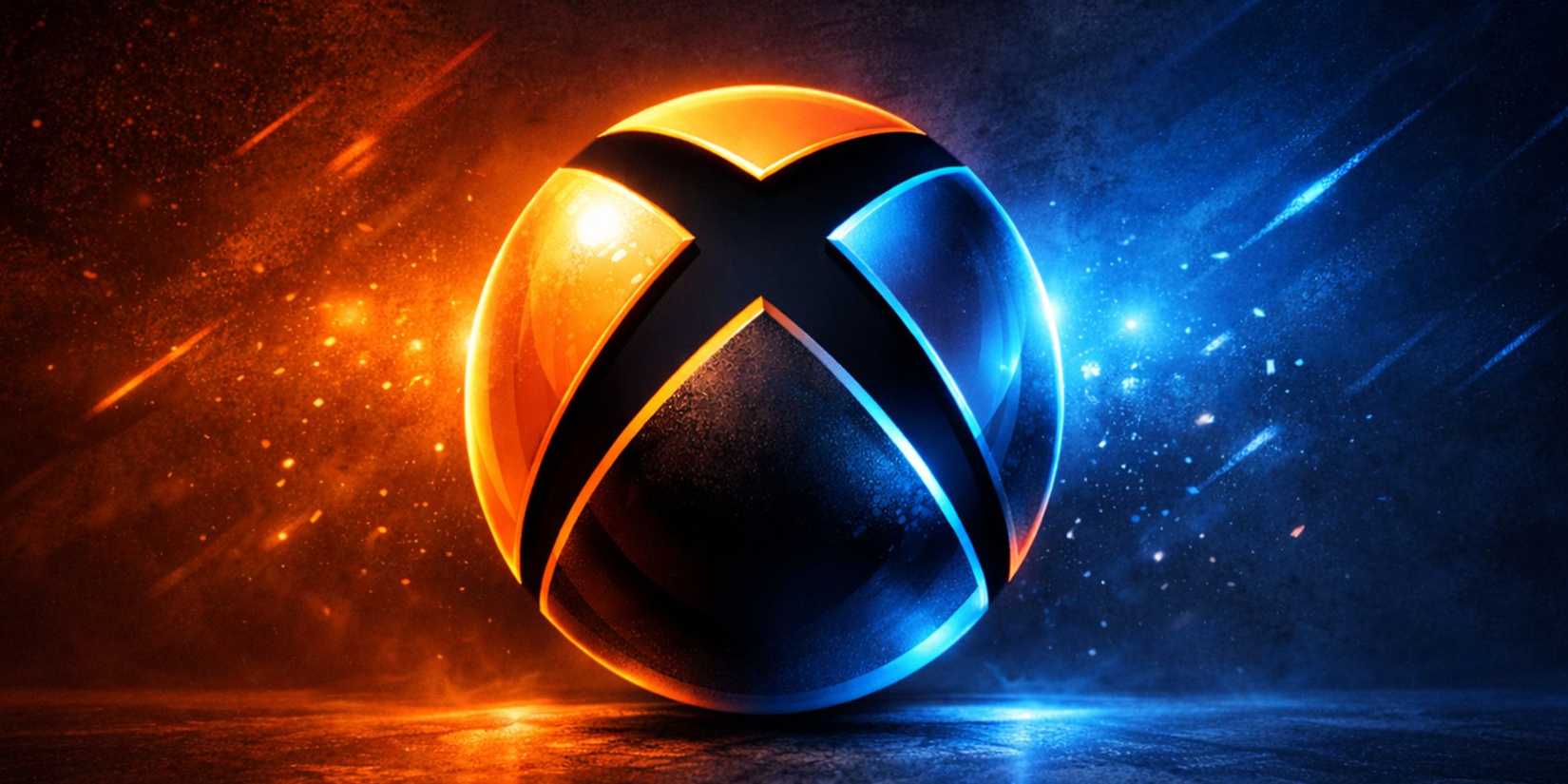 Xbox-Logo blau und orange