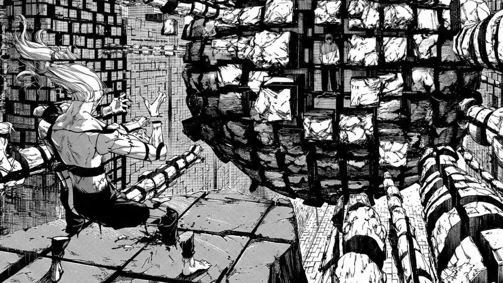 Yuji bat Mahito dans le chapitre 22 de Jujutsu Kaisen Modulo