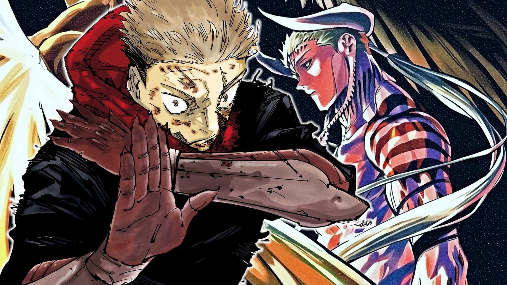 Yuji Itadori and Dabura from Jujutsu Kaisen Modulo