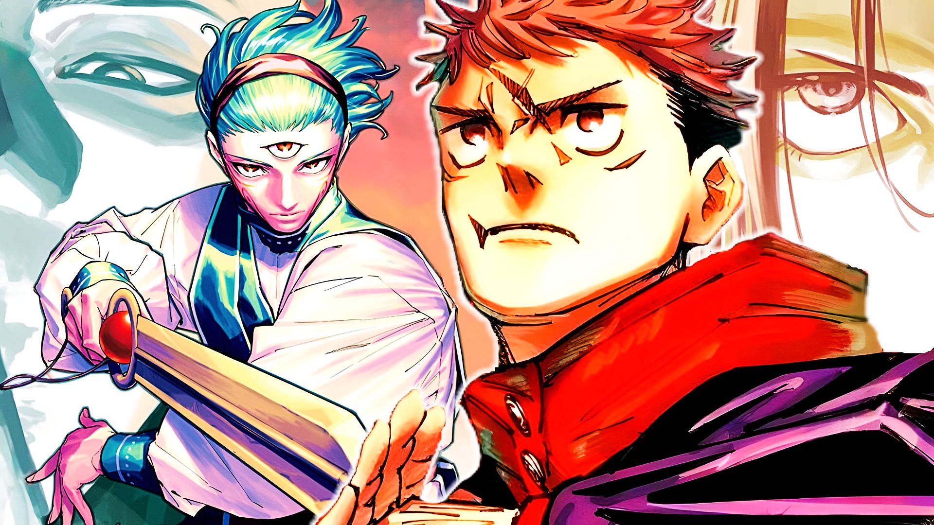 Yuji Itadori and Maru from the Jujutsu Kaisen Modulo manga