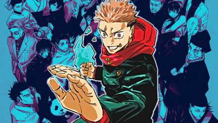 Yuji Itadori מול דף הצבע האחרון של המנגה של Jujutsu Kaisen