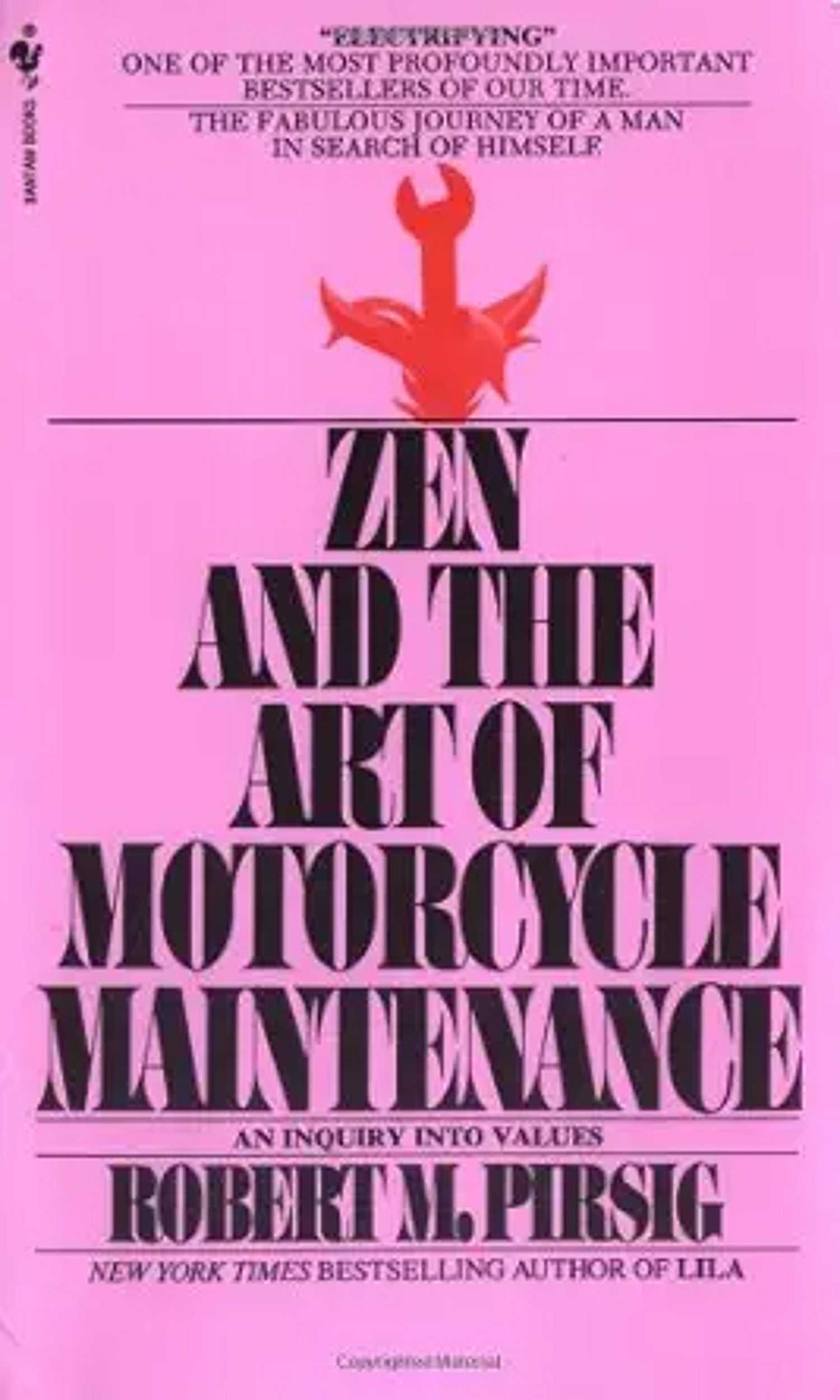 Обложка книги "Zen And The Art Of Motorcycle Maintenance"