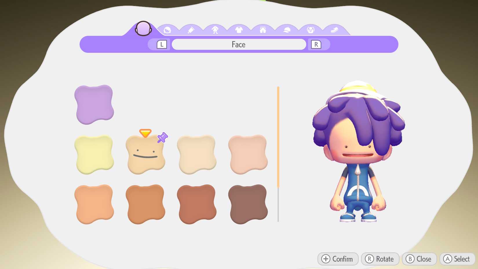 Pok&egrave;mon Pokopia appearance change menu