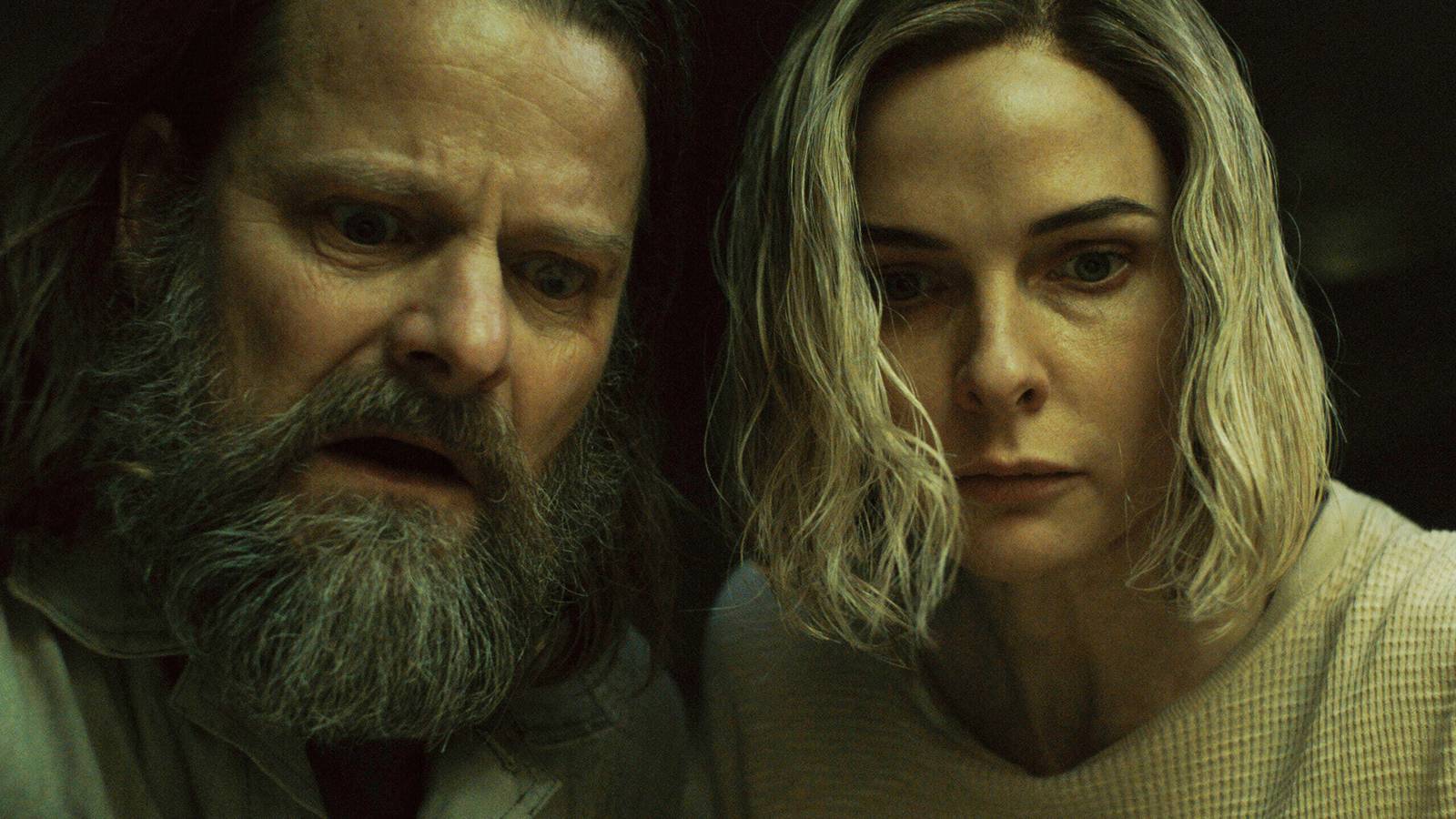 Steve Zahn and Rebecca Ferguson in Silo season 2