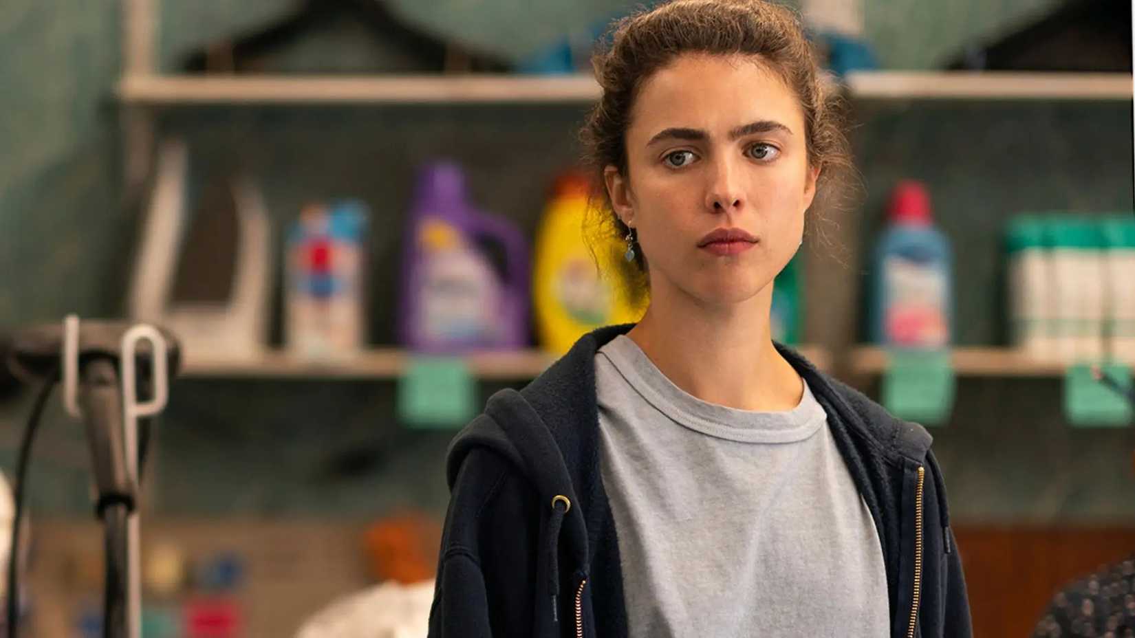 Margaret Qualley looking mad in Netflix's Maid