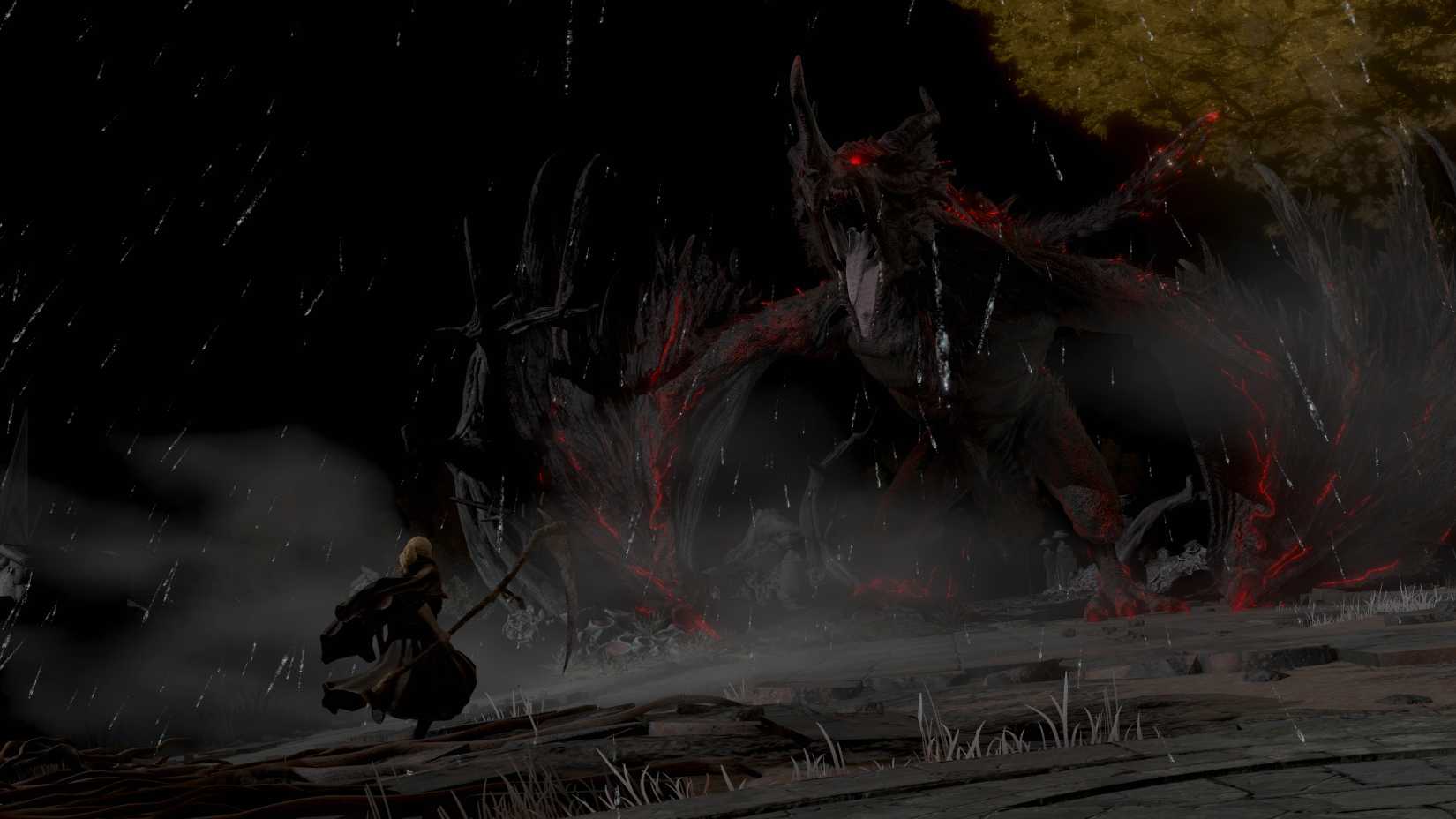 Image shows gameplay from the mod Elden Ring Reforged