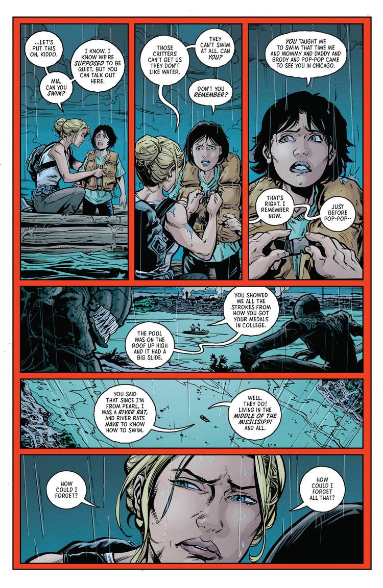 Personagens da HQ A Quiet Place: Storm Warning