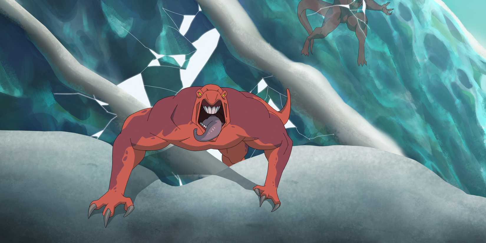 Um Rognarr em Invincible pronto para atacar