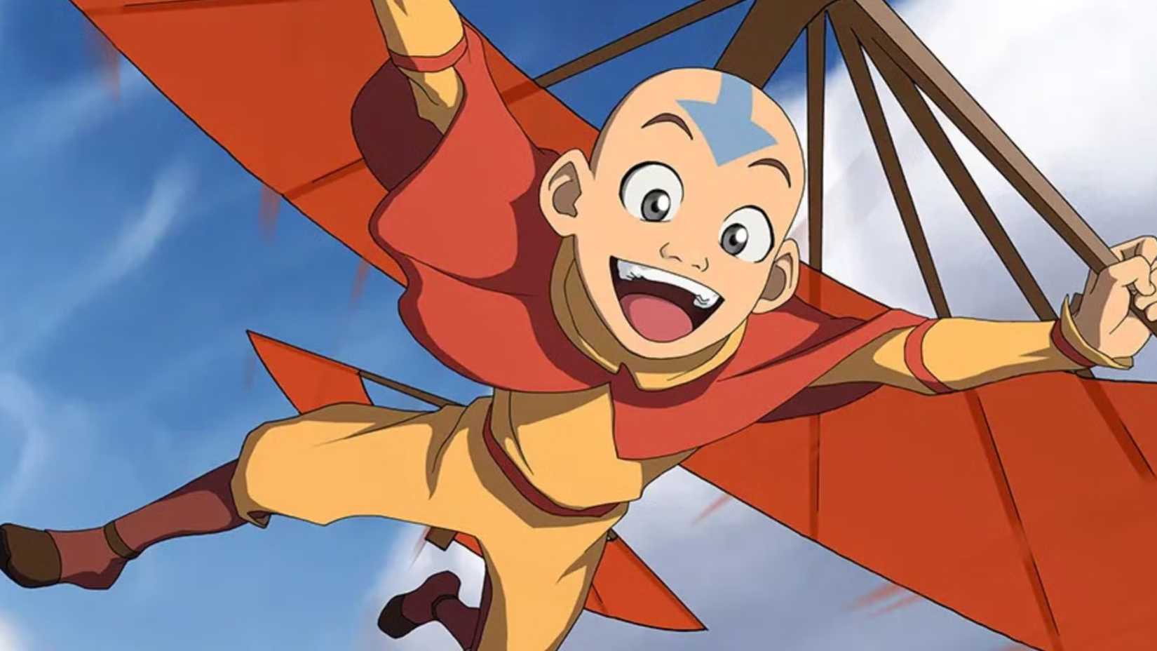 10 Fantasy Shows That Are Even Better The Second Time Around 7 Aang flying in the sky in Avatar The Last Airbender.