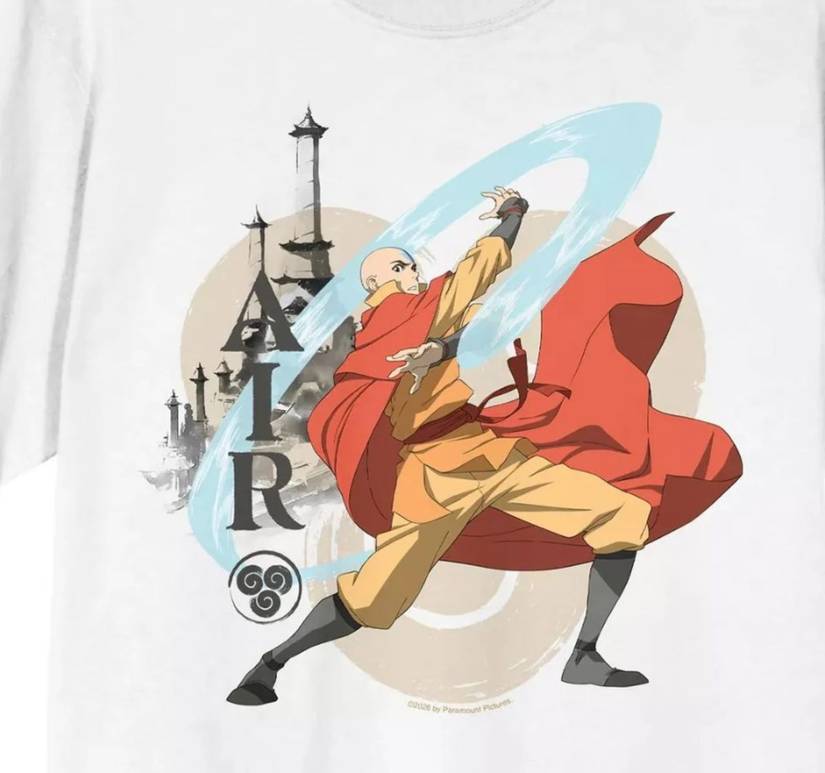 Aang adulto no filme de Avatar