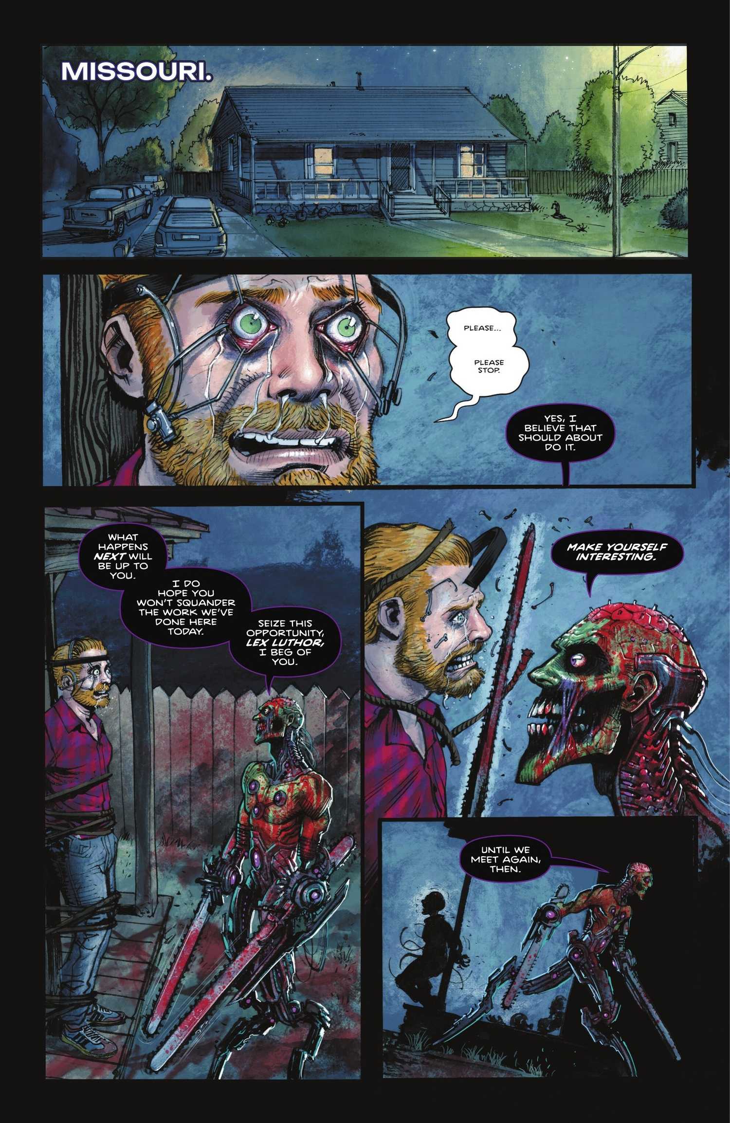 Absolute Superman #17 lex luthor and brainiac